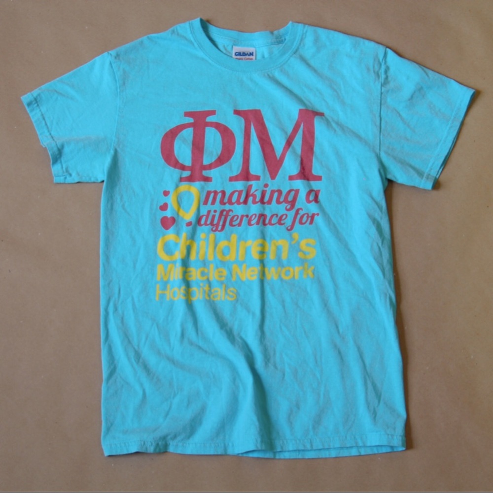 Phi Mu Sorority philanthropy T-shirt